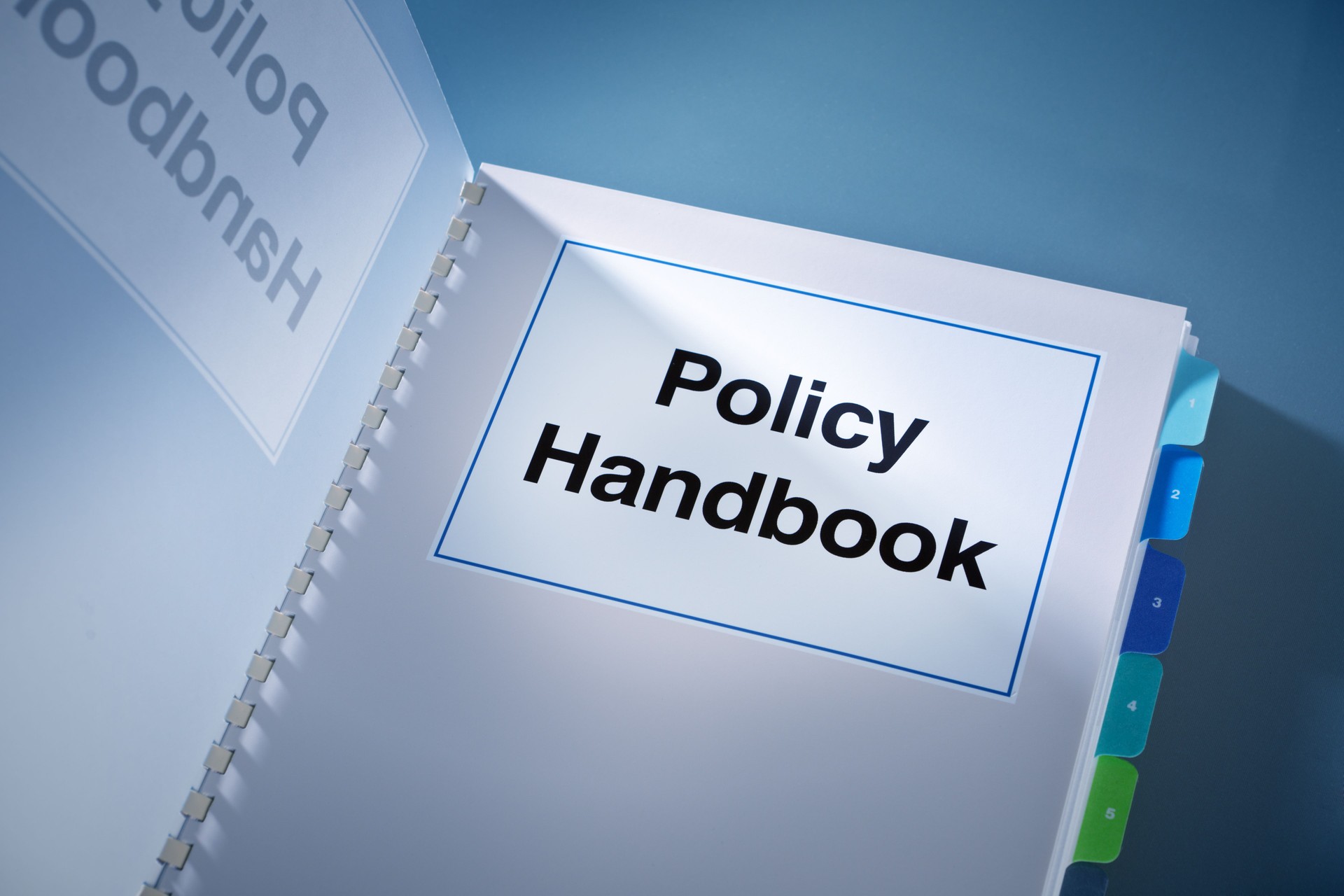 A Corporate Policy Plan Document Manual Book Still Life